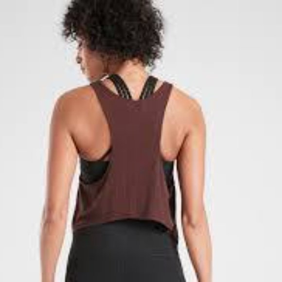 NWT Athleta NAYARIT TANK, (Antique Burgundy) - M - Picture 3 of 8